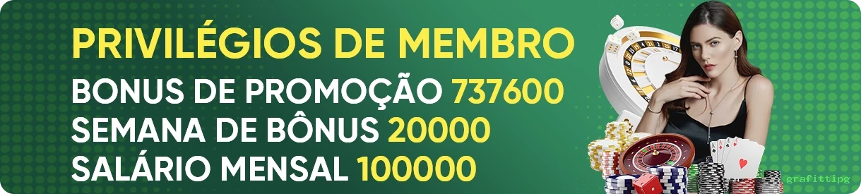 Bônus boas-vindas grafittipg R$100